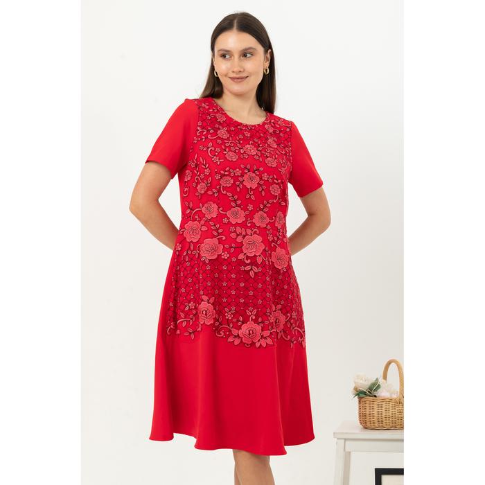 Gambar *Ready Stok* SISTER'S - Dress Katun S7596 (JS) - Merah, L dari Sisters Fashion Group undefined Tokopedia