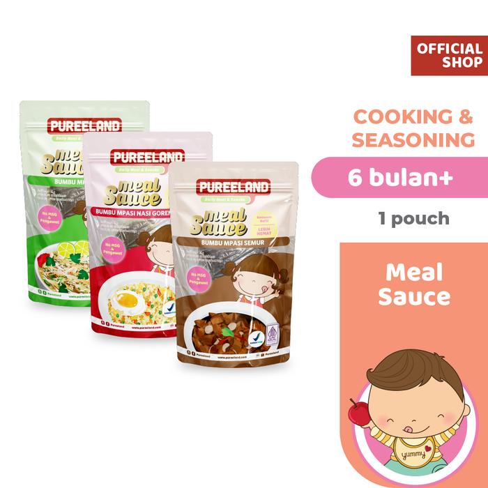 Gambar Pureeland Bumbu Masak MPASI / Baby Meal Sauce / MPASI Bayi Organik - Bumbu Kuning, Pouch dari Pureeland Cibubur undefined Tokopedia