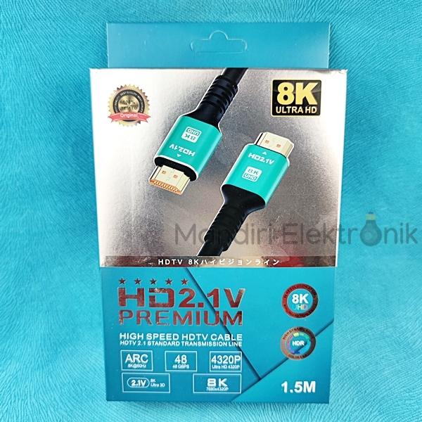 Jual Kabel HDMI 8K V.2.1 1.5m 2m 3m 5m Ultra HD Premium Kabel HDTV High ...