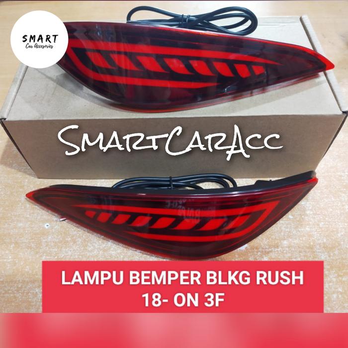 Gambar Lampu Reflektor Rear Bumper Belakang LED All New RUSH TERIOS 2018 ON dari Smart Car Accesories undefined Tokopedia
