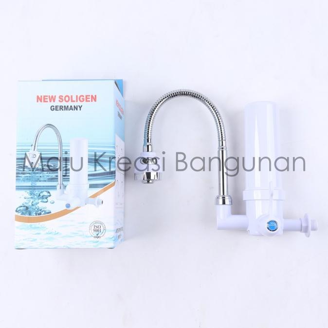 Gambar 100% NEW KRAN ANGSA FLEKSIBEL FILTER NEW SOLIGEN WSPC-1 ENGKOL PVC CHROME KERAN HAPPY SHOPING - WSPCS-2 Hitam dari GROSIR KAKAS undefined 5 Tokopedia