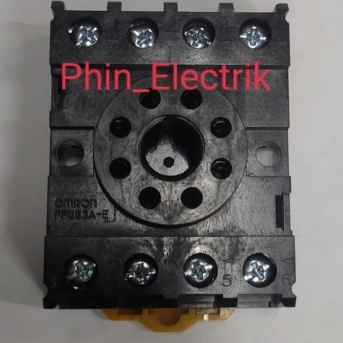 Gambar Relay socket/kaki timer 8 kaki/pin PF-083A - OMRON dari Phin Electrik undefined Tokopedia