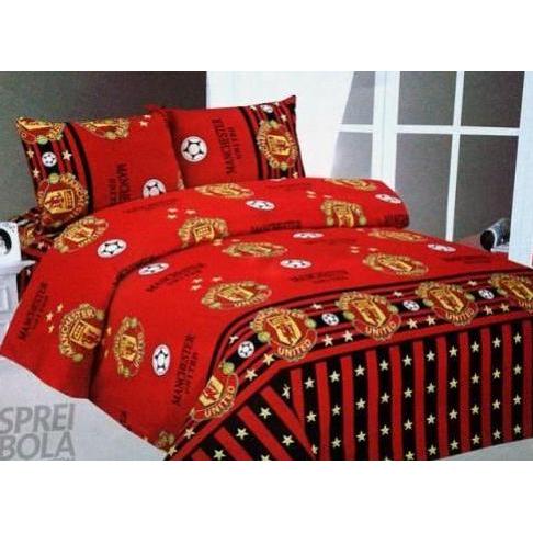 Gambar sprei/seprei motif bola real madrid 180x200 dan 160x200 - MU, 160x200 dari Syarinah Olshop1 undefined Tokopedia