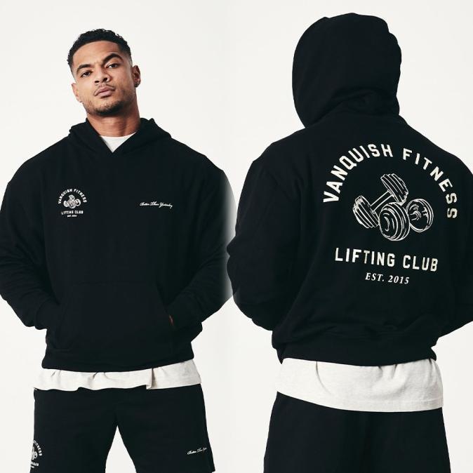 Gambar [ BARU ] HOODIE PRIA VANQUISH FITNESS W-46 - Hitam, M dari Aurora Blaze undefined Tokopedia