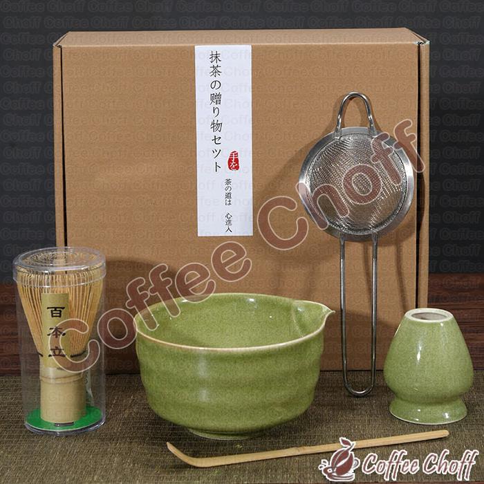 Gambar Paket lengkap matcha bowl bamboo whisk tea saringan teh Japanese matcha set - Hitam dari Coffee Choff undefined 5 Tokopedia