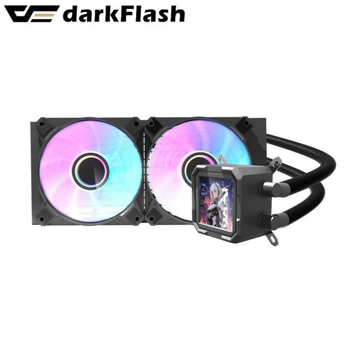 Gambar DARKFLASH DV240S 240mm ARGB - AIO Liquid CPU Cooler - Hitam dari JnJ Online undefined Tokopedia