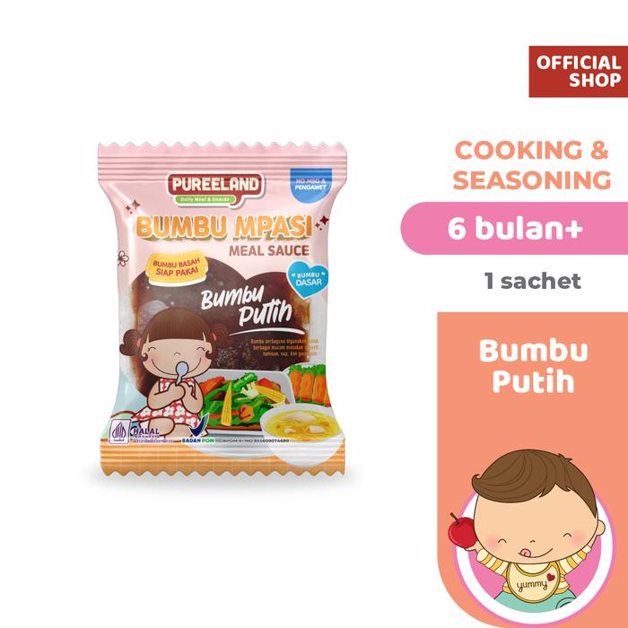 Gambar Pureeland Bumbu Masak Pouch MPASI / Baby Meal Sauce - Putih Sachet dari Pureeland Cibubur undefined Tokopedia
