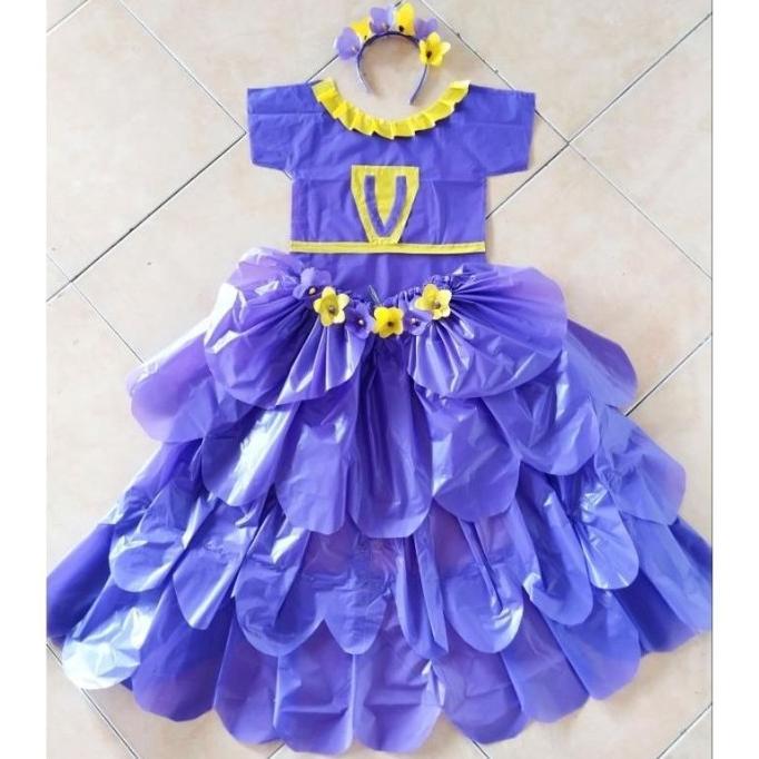 Gambar Stock Ready Terbaik Kostum Karnaval Dari Kresek | Kostum Daur Ulang | Kostum Terlaris - Kostum Request, 6-7 tahun dari Amirlulin undefined Tokopedia