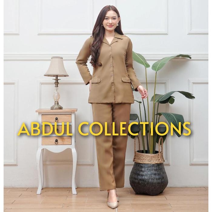 Gambar Baju Khaki / Pdh /Asn Seragam Pns Pdh Dinas Pemda Seragam Keki Tua Dan Keki Muda Termurah Ready Terbaik - SET A KEKI MUDA, SS dari AnomaliStore48 undefined Tokopedia
