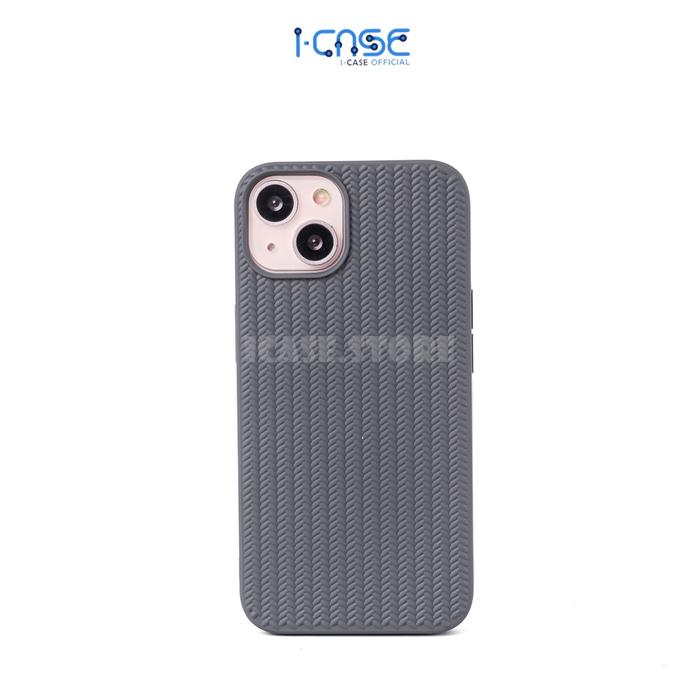 Gambar Silicone Knit Case for iPhone X XS XR MAX 11 12 13 14+ 14 Plus Pro Max - Dark Olive, 13 Pro Max dari iCase Store Official undefined Tokopedia