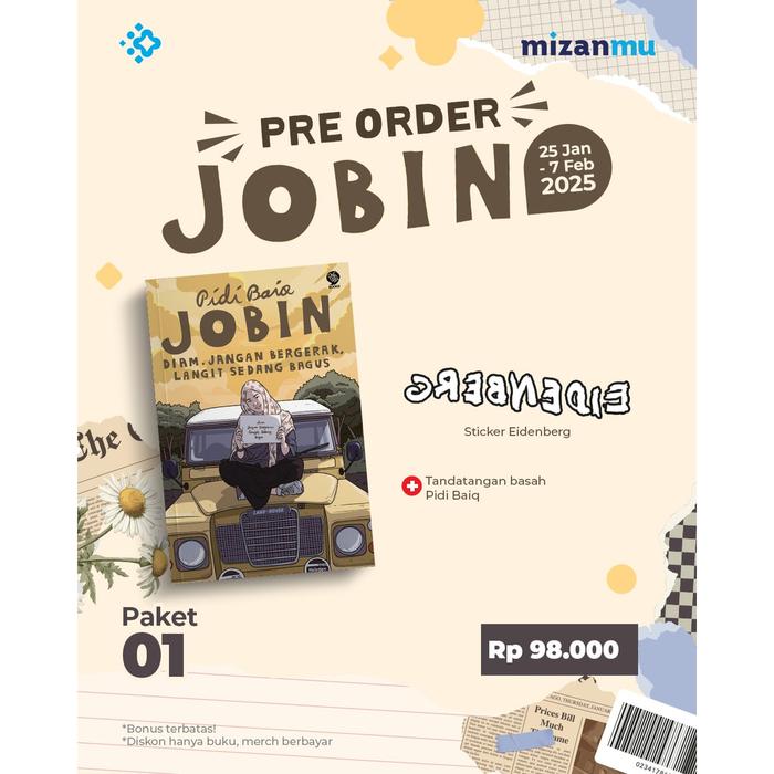 Gambar Buku Novel Jobin - Pidi Baiq - Pastel Books - Bumifiksi - - Paket 1  dari bumifiksijakarta undefined Tokopedia