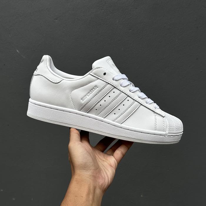 Superstar Shoes White And Gray Superstars Sneakers Grey And White