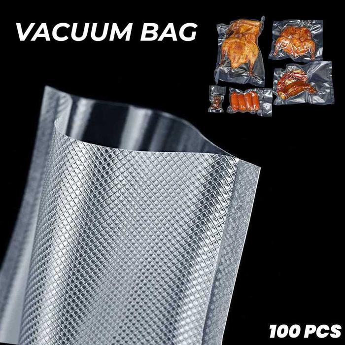 Gambar Kantong Plastik Vacuum Sealer Storage Bag 100PCS - HK-08 - 28x50cm dari Hardware Solutions undefined Tokopedia