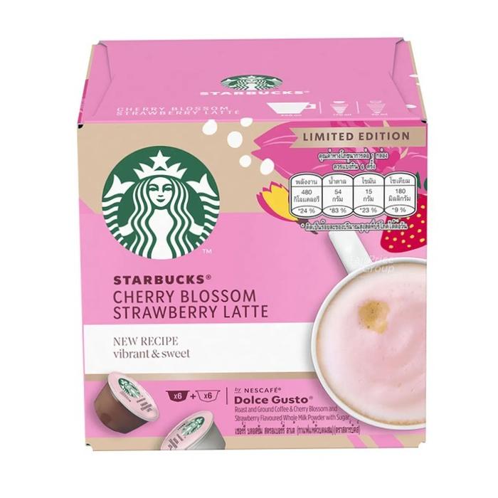 Jual Dolce Gusto Starbucks Cherry Blossom Strawberry Latte Kab