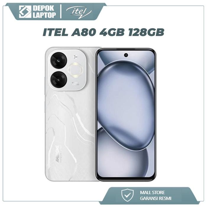 Gambar Handphone ITEL A80 4GB 128GB Garansi Resmi Indonesia - TANPA PAKET, BLACK dari Depok Laptop undefined Tokopedia