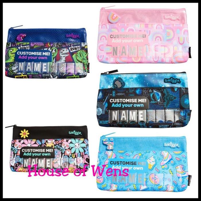 Gambar Smiggle Bright All Rounder Id Pencil Case Original - Tempat Pensil Terlaris - Black Flower dari AtkSahabat undefined Tokopedia