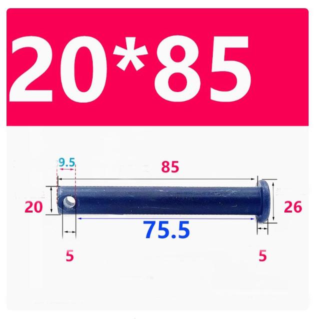 Gambar Clevis Pin Shaft Pin T Type Flat Head M20 (M1715K) - 20x85mm dari Renetech undefined Tokopedia