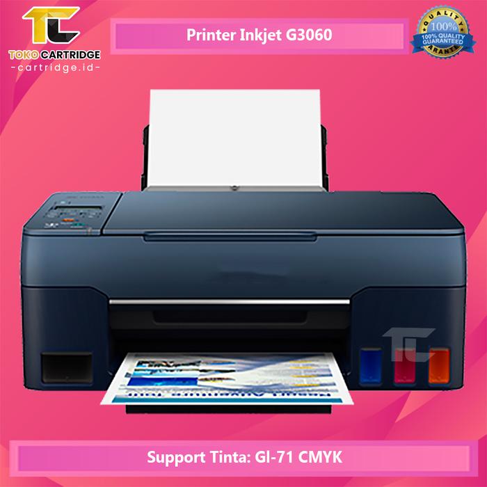 Gambar Printer Canon PIXMA Ink Efficient G3060 G 3060 Print Scan Copy Wireles - ORIGINAL INK dari TokoCartridge undefined Tokopedia