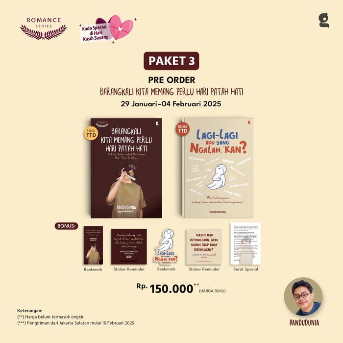 Gambar PRE ORDER - Barangkali Kita Memang Perlu Hari Patah Hati - Pandudunia - Gradien - Bumifiksi - OPEN PO 28 JAN - PAKET 3 dari Bumi Fiksi Makassar undefined Tokopedia