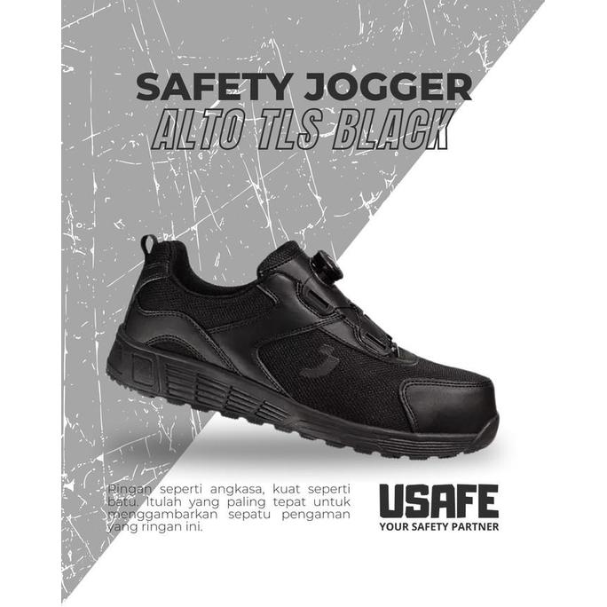 Gambar Sepatu Safety Jogger Alto Black TLS - 41 dari amarz undefined Tokopedia
