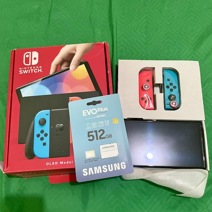 Nintendo Switch Oled Neon V3 Cfw Full Games 512gb