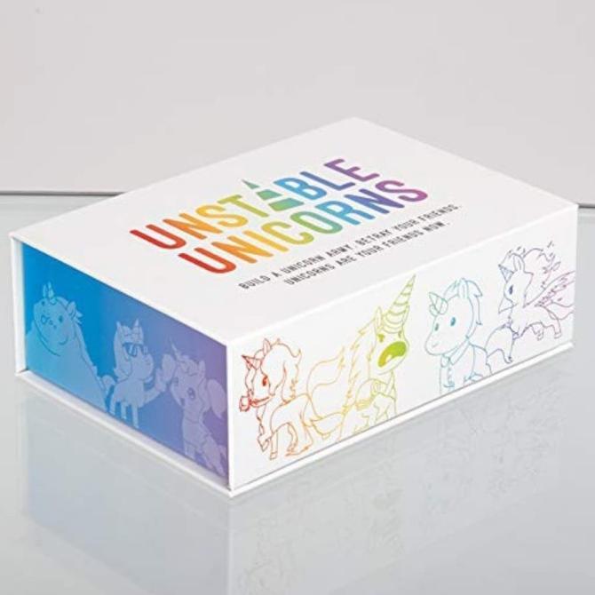 Gambar [JAMORE] NEW UNSTABLE UNICORN BOARD GAME CARD GAME MAINAN KARTU - Putih dari James Store1 undefined Tokopedia