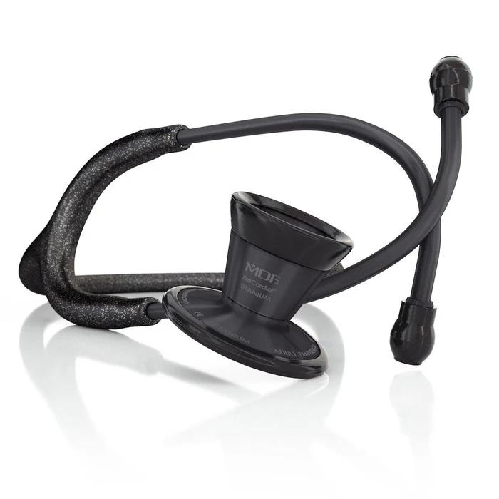 Gambar MDF Procardial Cardiology Titanium Dual Head Stethoscope MPrints Edition - BLACK GLITTER/B dari MDF Instruments Official Store undefined Tokopedia