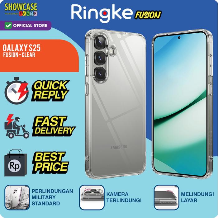Gambar Casing Ringke Compatible For Samsung Galaxy S25 Fusion Magnetic / Bold / Card / Fusion X / Onyx Magnetic / Silicone Magnetic Case Magsafe Softcase Tipis Anti Crack Hardcase Slim Armor Military Drop Anti Slip Cover Full Protection - F-Clear dari ShowcaseFever Kota Administrasi Jakarta Utara Tokopedia
