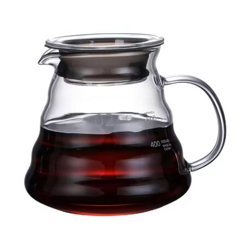 Gambar Trosten Coffee Server Premium Borosilicate Glass with Lid 400ml / 600ml / 1000ml - Clouds Shape Sharing Pot Glass V60 Manual Brew Drip Coffee Pour over coffee Server teko Kopi dengan Tutup bahan kaca berkualitas tahan panas dingin - 600ml dari Trosten undefined Tokopedia