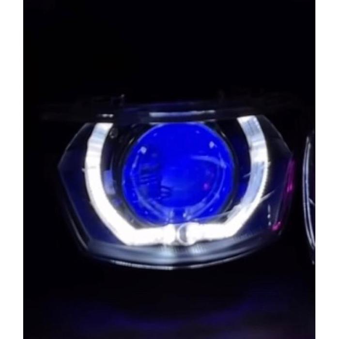 Gambar ADA STOCK !! LAMPU DEPAN BILED FIZR AES TURBO EXPERIENCE 60WATT FIZR RGB LAMPU DEPAN FIZR BILED 2,5 INCHI REMOT/APLIKASI RGB DEMON - Ring Putih, Biru candy dari CV ARTHALIA undefined Tokopedia