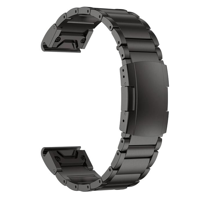 Gambar IMPORT 22 26MM TITANIUM ALLOY BAND FOR GARMIN FENIX 6X PRO/6X/5X/5X PLUS/7X WATCHBAND FOR TACTIX 7/DESCENT MK2/INSTINCT 1/2 BRACELET - Black, 26mm dari Royan welll undefined Tokopedia