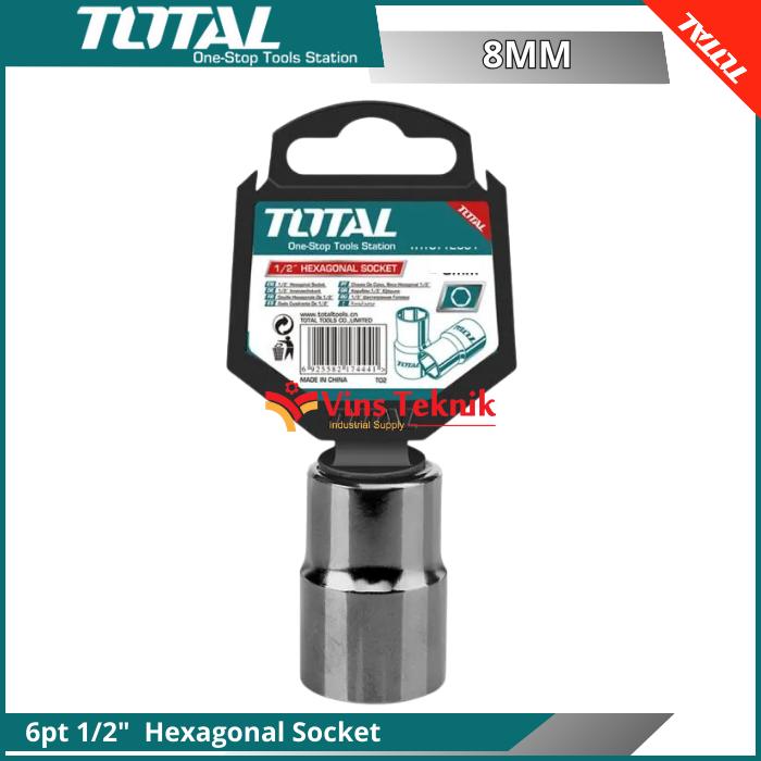 Gambar TOTALHexagonal Socket 1/2" 6pt Mata Socket - 8MM dari Vins Teknik Bekasi undefined Tokopedia
