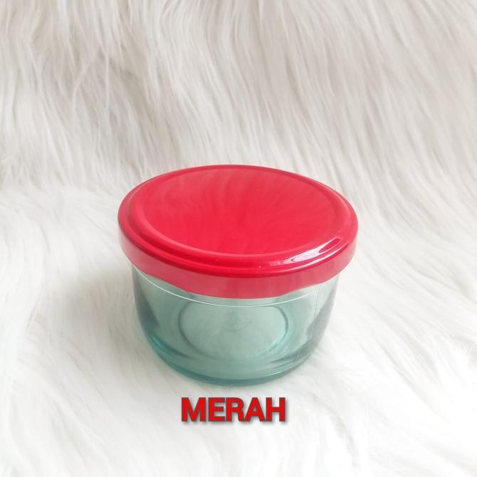 Gambar PROMO TERBARU JAR 125ML / REGLASS 125ML / JAR KACA 125ML / TOPLES KACA 125ML - 125ML MERAH dari TokaShopp undefined Tokopedia