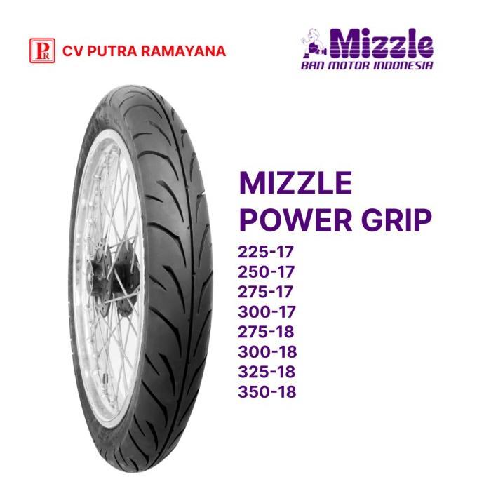 Gambar Ban Motor Mizzle Power Grip 225-17 250-17 275-17 300-17 Tubetype - PG 225-17 dari Popon Store4 undefined Tokopedia