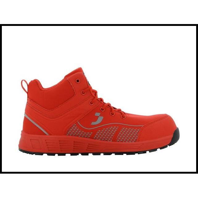 Gambar Ready Safety Jogger Milos S1P Mid Sepatu Safety Sporty ESD SRC Metal Free - Red, 42 dari Travel Shoppers undefined Tokopedia