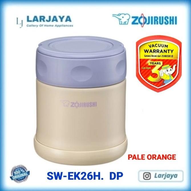Gambar PROMO TERBARU FOOD JAR MINI 260 ML ZOJIRUSHI SW-EK26 - PALE ORANGE dari TokaShopp undefined Tokopedia