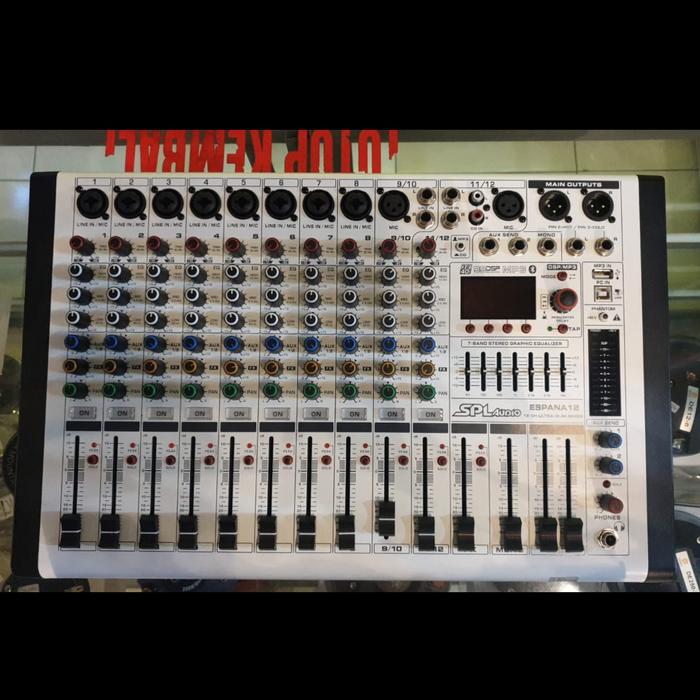 Gambar Mixer  Espana / 12 Chanel / SPL audio dari Allib Sound System Equipment undefined Tokopedia