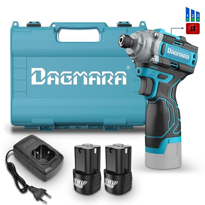 Gambar DAGMARA DID18 Impact Driver Kit Lithium-Ion Brushless Cordless Impact Driver dari MDkarya shop undefined Tokopedia
