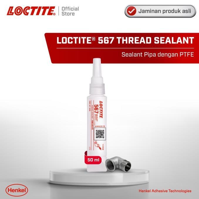 Gambar Henkel LOCTITE 567 THREAD SEALANT Seal Pipa Pencegah Kebocoran 50 ml dari tokotenti undefined Tokopedia