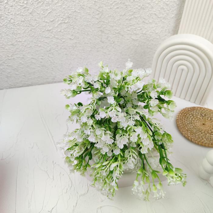 Gambar Aneka Buket Bunga Gypshopila Baby Breath Putih - Bunga Hias Plastik - Baby Breath dari Cotton Light Craft undefined Tokopedia