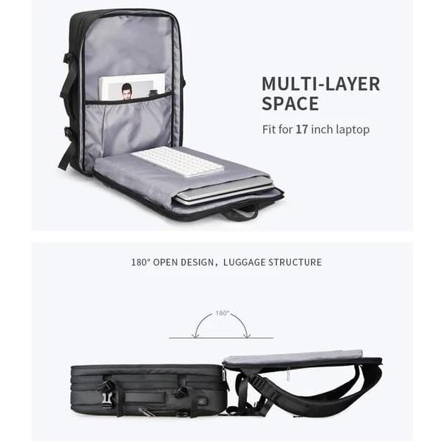 Jual 100% NEW TAS BACKPACK MARK RYDEN MR8057 RANSEL LAPTOP 17