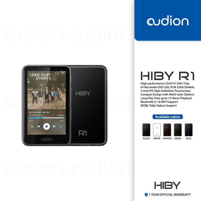 Gambar HIBY R1 | CS43131 Bluetooth 5.1 Portable Hi-Res Digital Audio Player DAP - Black dari Audion Store undefined Tokopedia
