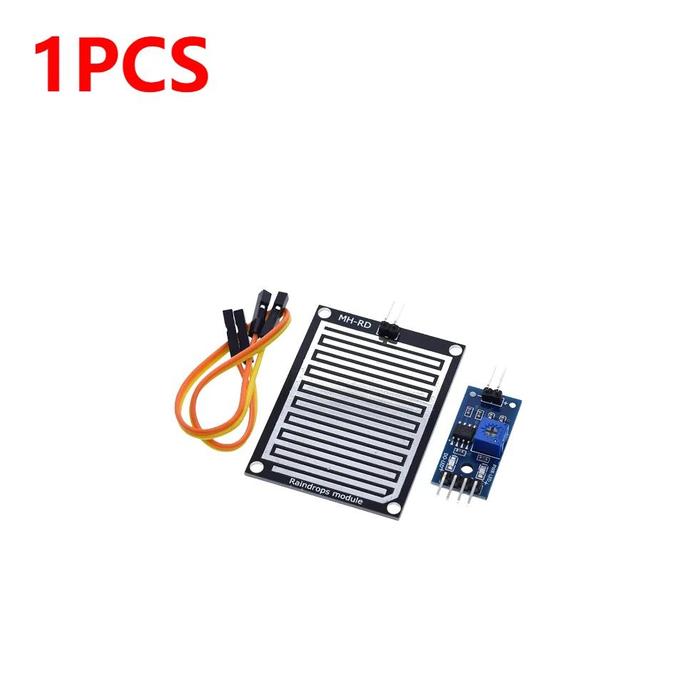 Jual IMPORT 1-5PCS SNOW RAINDROPS DETECTION SENSOR MODULE 3.3V-5V RAIN ...