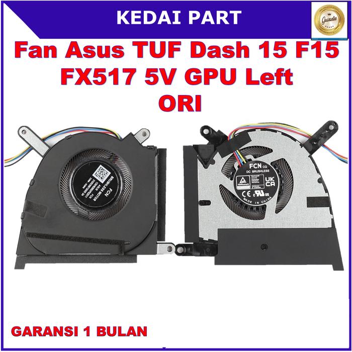 Ventilateurs De Refroidissement CPU & GPU Pour ASUS TUF Dash 15 FX517 - Neuf - Modèles 13NR0990T...