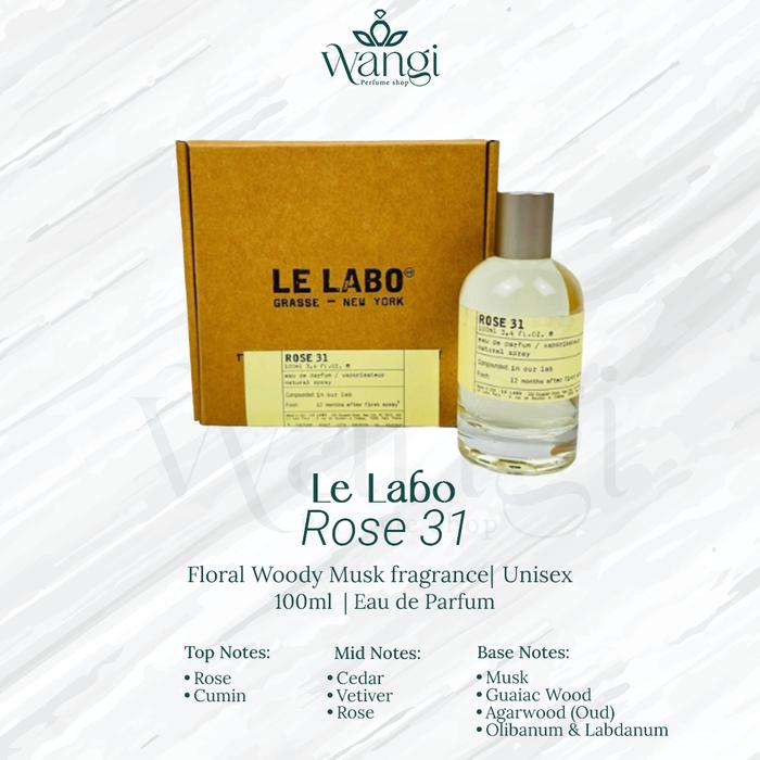 Jual Le Labo Rose 31 Eau de Perfume Jakarta Barat Wangi
