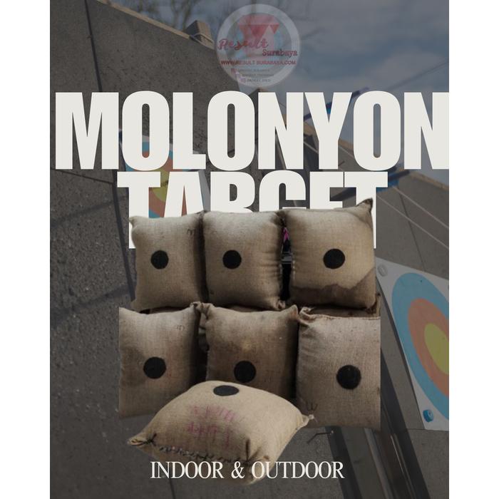 Gambar Molonyon Target Panah Tidak Mudah Tembus Bahan Rustic Karung Goni Isian Penuh - Mini dari Result Surabaya undefined Tokopedia