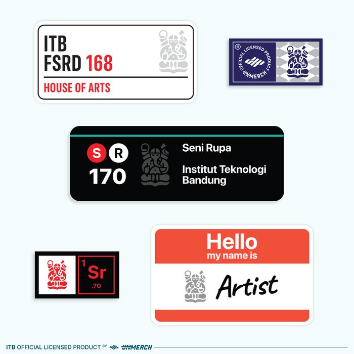 Jual Fakultas Seni Rupa dan Desain - Decal Sticker ITB Official Majors ...