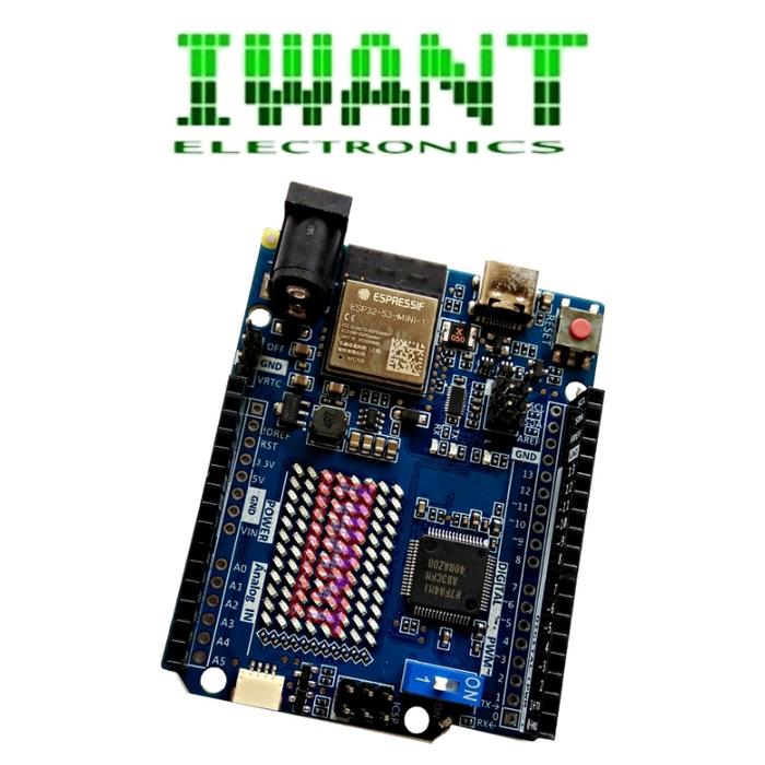 Gambar ARDUINO UNO R4 WIFI MINIMA ESP32-S3-MINI-1 DEVELOPMENT BOARD UNO R4 MINIMA WIFI ESP32 MODULE dari I.WANT ELECTRONICS undefined Tokopedia