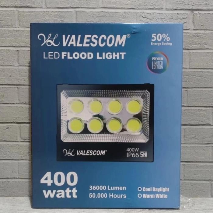 Gambar Lampu Sorot AC 400Watt Tembak IP66 Valescom LED Flood Light Cool Putih/Lampu sorot LED cob 400 Watt 400 W flood light  [BEST SELLER] - Valescom-400W dari mariastoree77 undefined Tokopedia