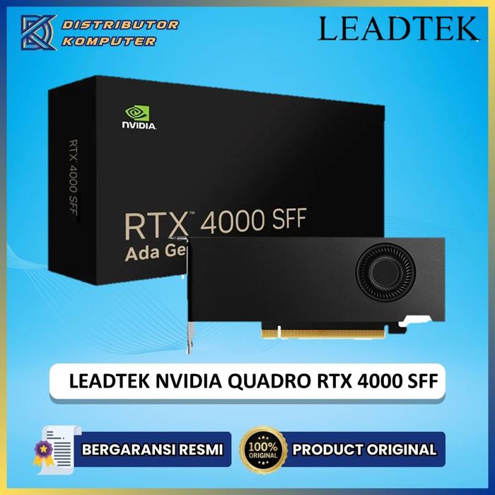 Promo LEADTEK NVIDIA QUADRO RTX 4000 SFF ADA GENERATION 20GB GDDR6
